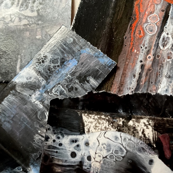 Junk Journal Pack 35+ Hand painted Pieces, Grunge Joy Collection 4- Limited Ed. - Picture 8 of 13